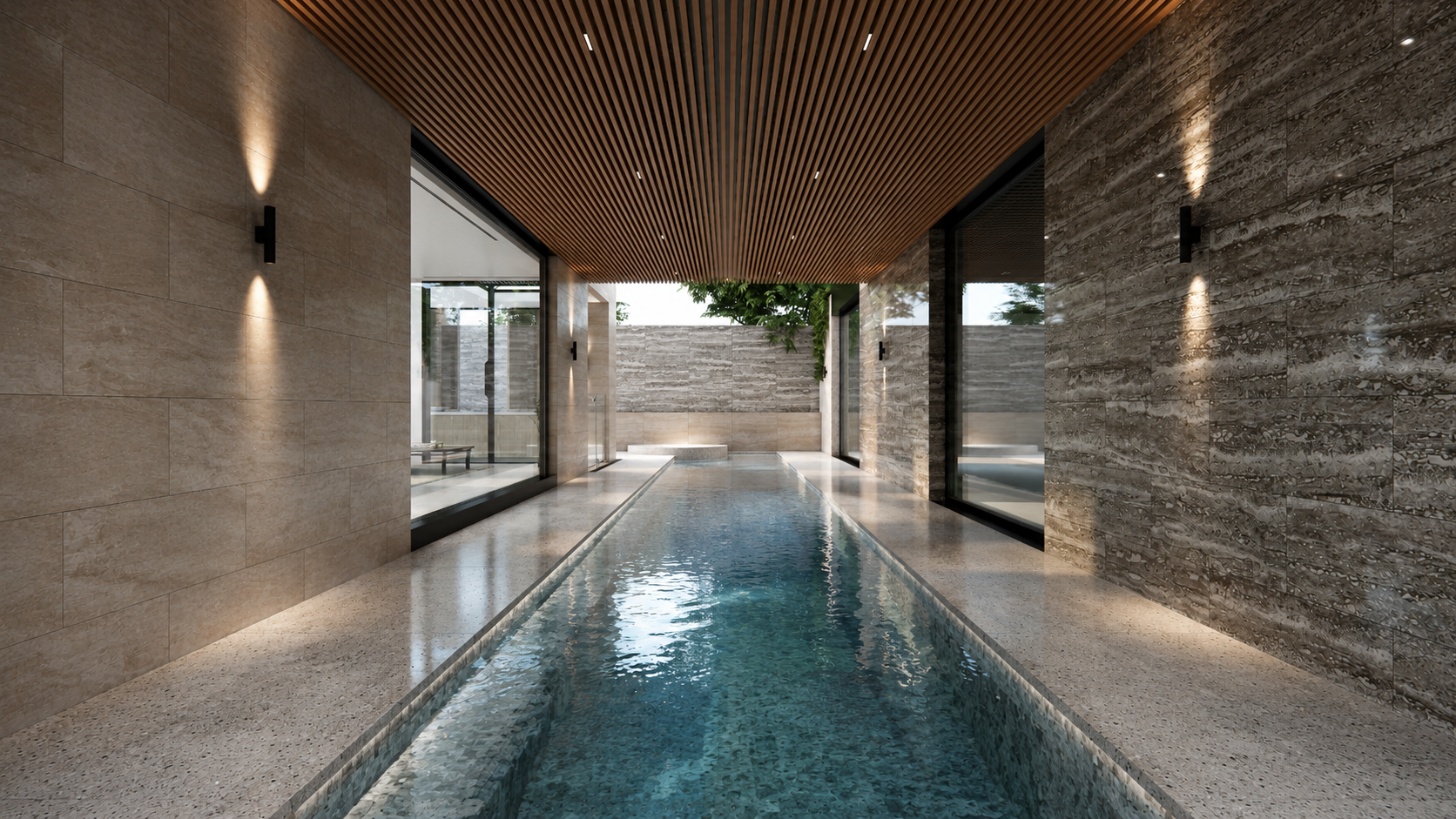 Lovell House pool reference